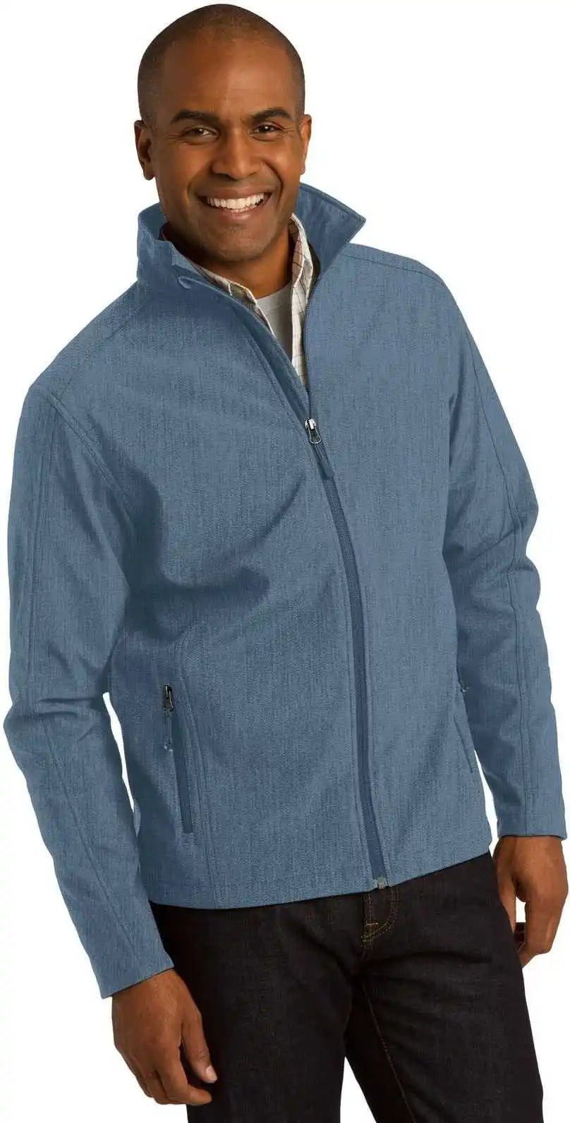 Port Authority J317 Core Soft Shell Jacket - Navy Heather