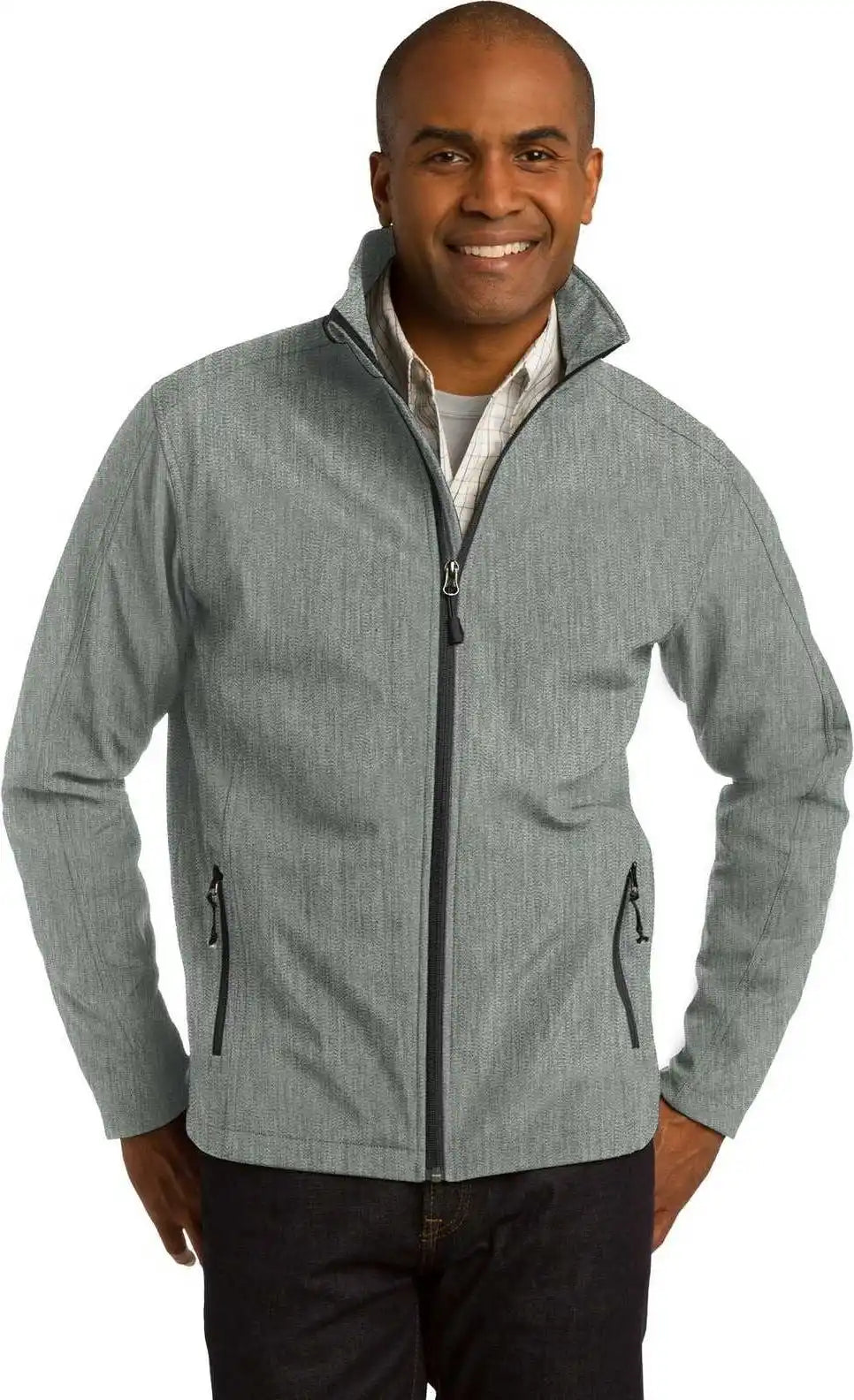 Port Authority J317 Core Soft Shell Jacket - Pearl Gray Heather