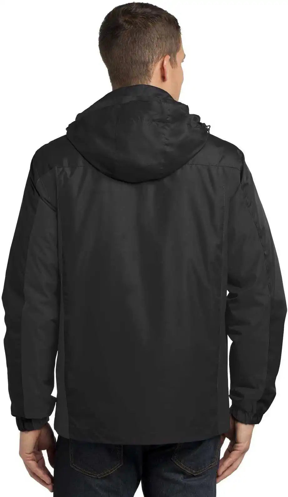 Port Authority J321 Colorblock 3-in-1 Jacket - Black Magnet
