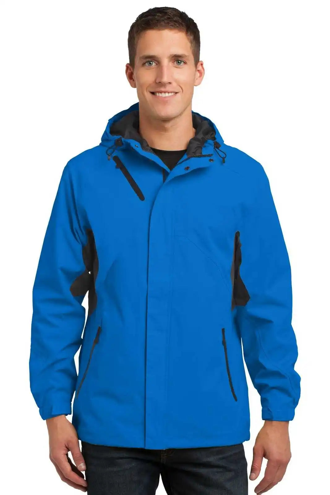 Port Authority J322 Cascade Waterproof Jacket - Imperial Blue Black