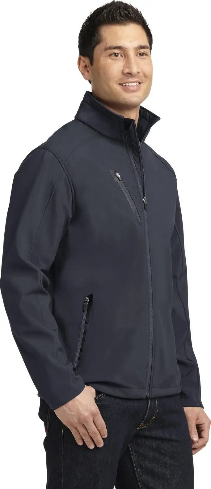 Port Authority J324 Welded Soft Shell Jacket - Battleship Gray