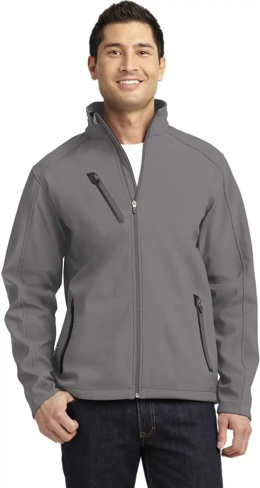 Port Authority J324 Welded Soft Shell Jacket - Deep Smoke