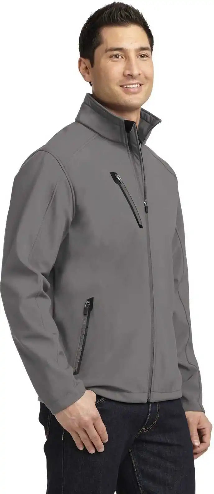 Port Authority J324 Welded Soft Shell Jacket - Deep Smoke