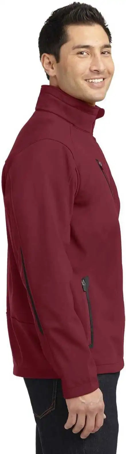 Port Authority J324 Welded Soft Shell Jacket Garnet