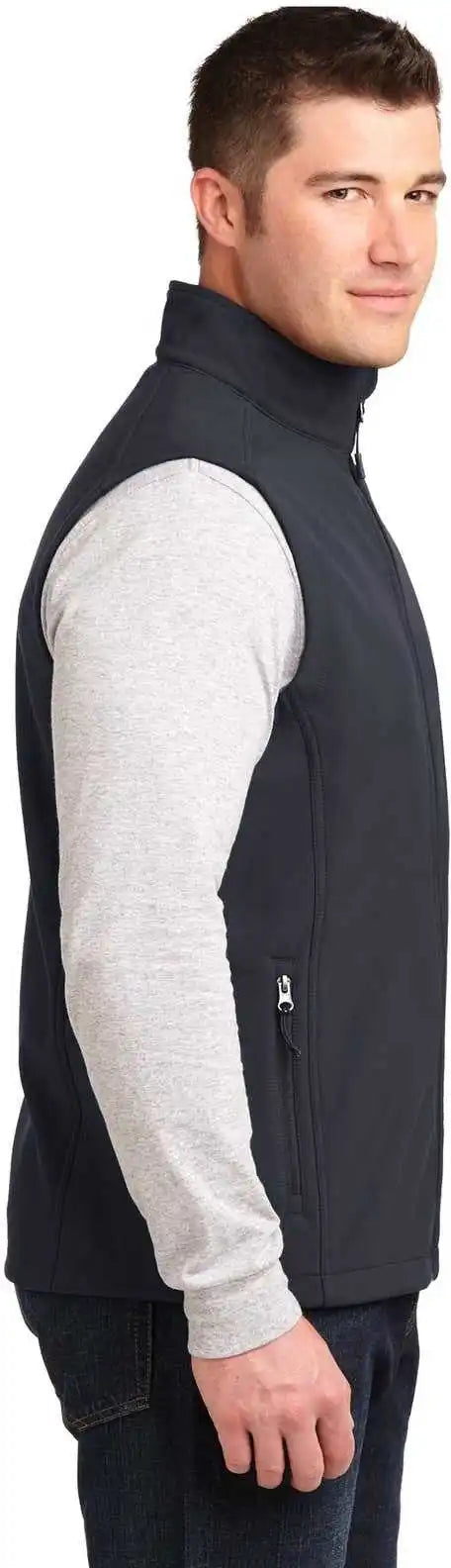 Port Authority J325 Core Soft Shell Vest Battleship Gray