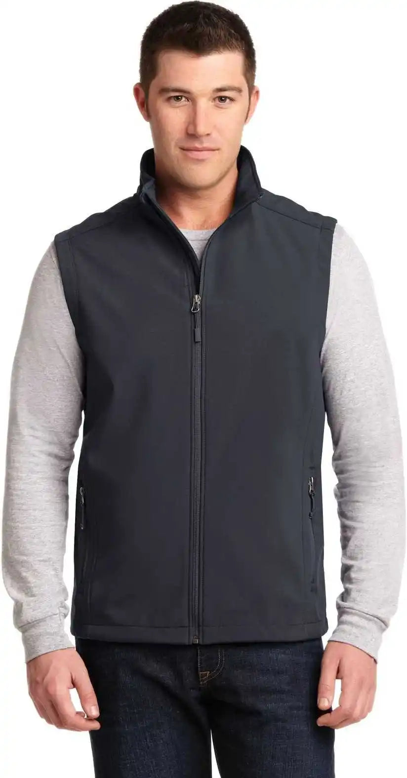 Port Authority J325 Core Soft Shell Vest Battleship Gray