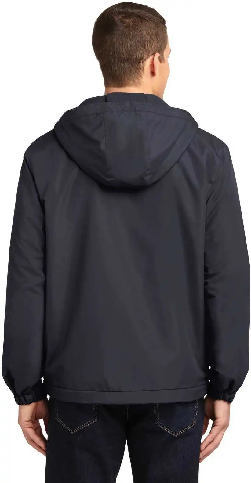 Port Authority J327 Hooded Charger Jacket Battleship Gray