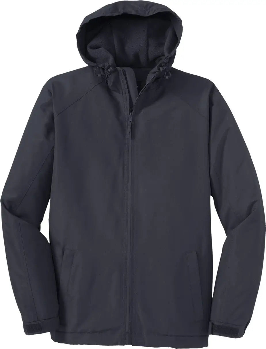 Port Authority J327 Hooded Charger Jacket - Battleship Gray