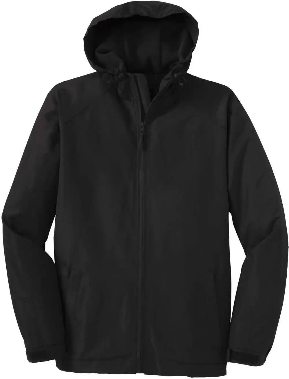 Port Authority J327 Hooded Charger Jacket True Black