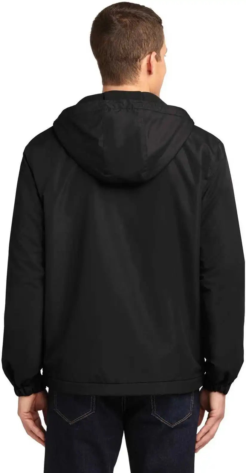 Port Authority J327 Hooded Charger Jacket True Black