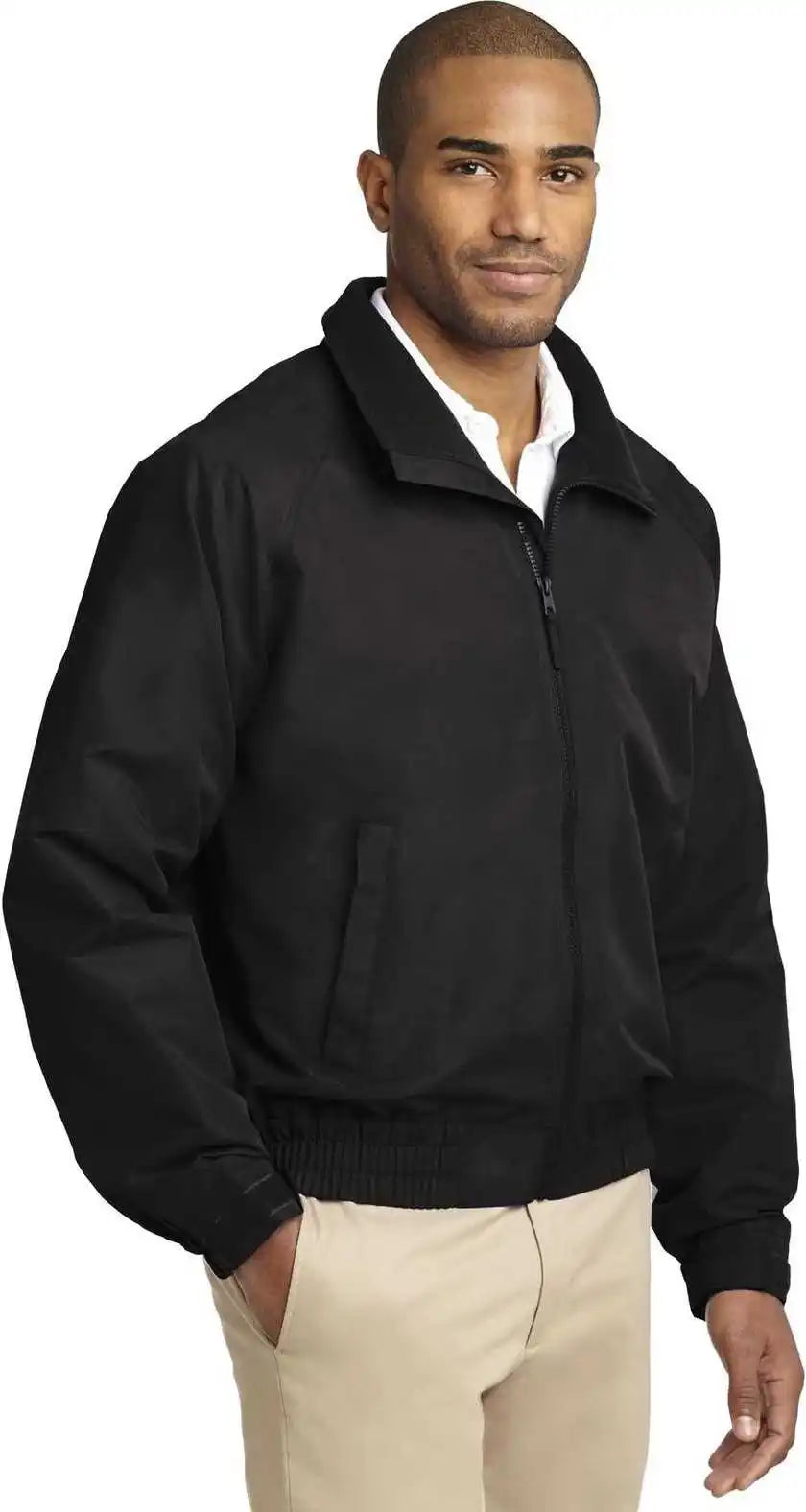 Port Authority J329 Lightweight Charger Jacket - True Black
