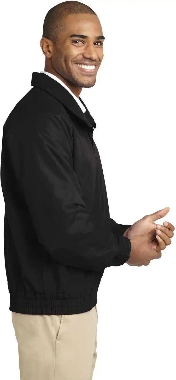 Port Authority J329 Lightweight Charger Jacket - True Black