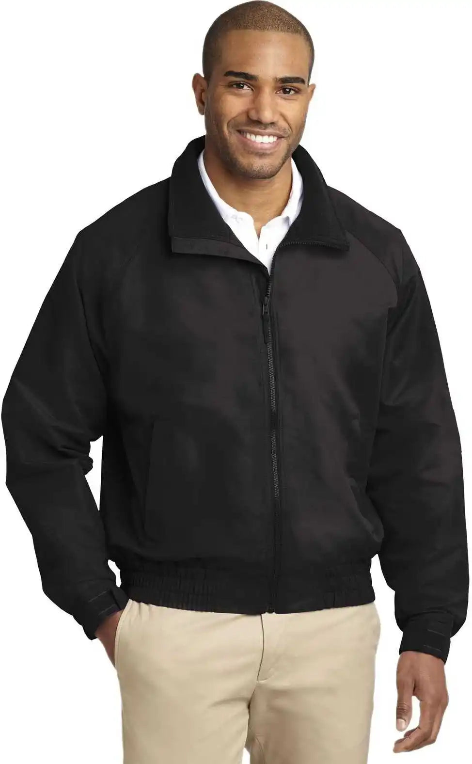 Port Authority J329 Lightweight Charger Jacket - True Black