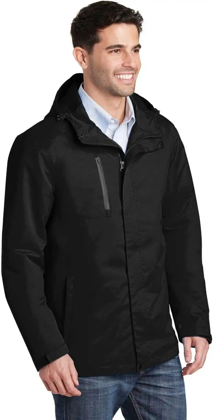 Port Authority J331 All-conditions Jacket - Black