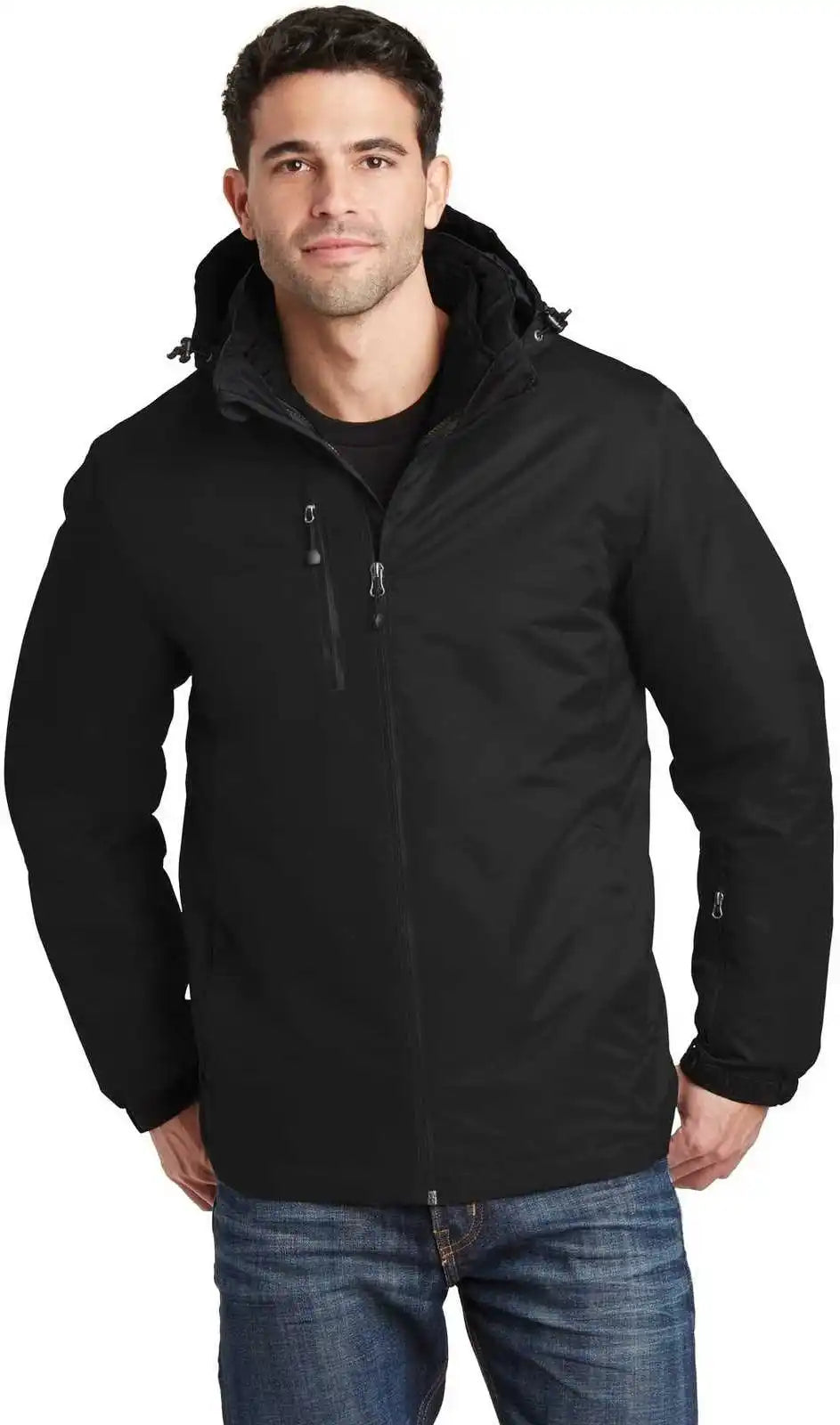 Port Authority J332 Vortex Waterproof 3-in-1 Jacket - Black