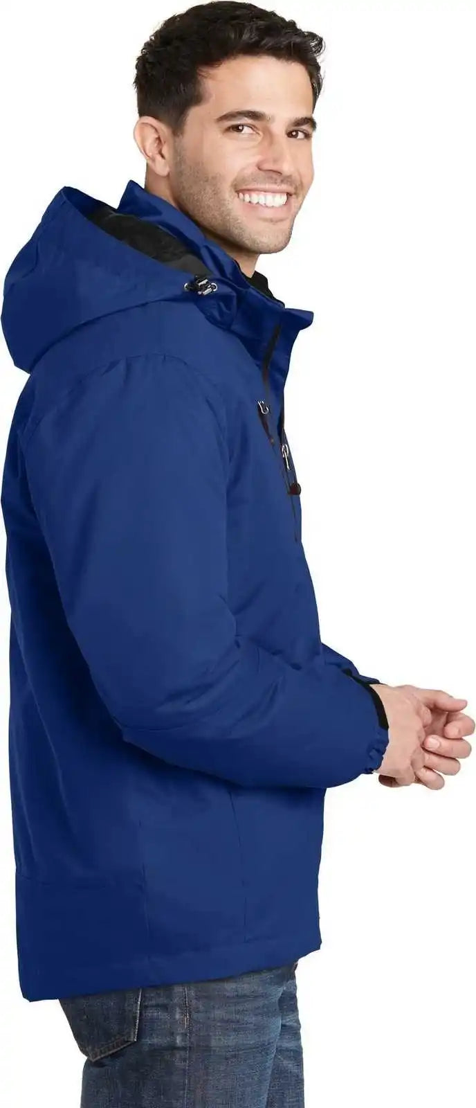 Port Authority J332 Vortex Waterproof 3 in 1 Jacket Night Sky Blue Black