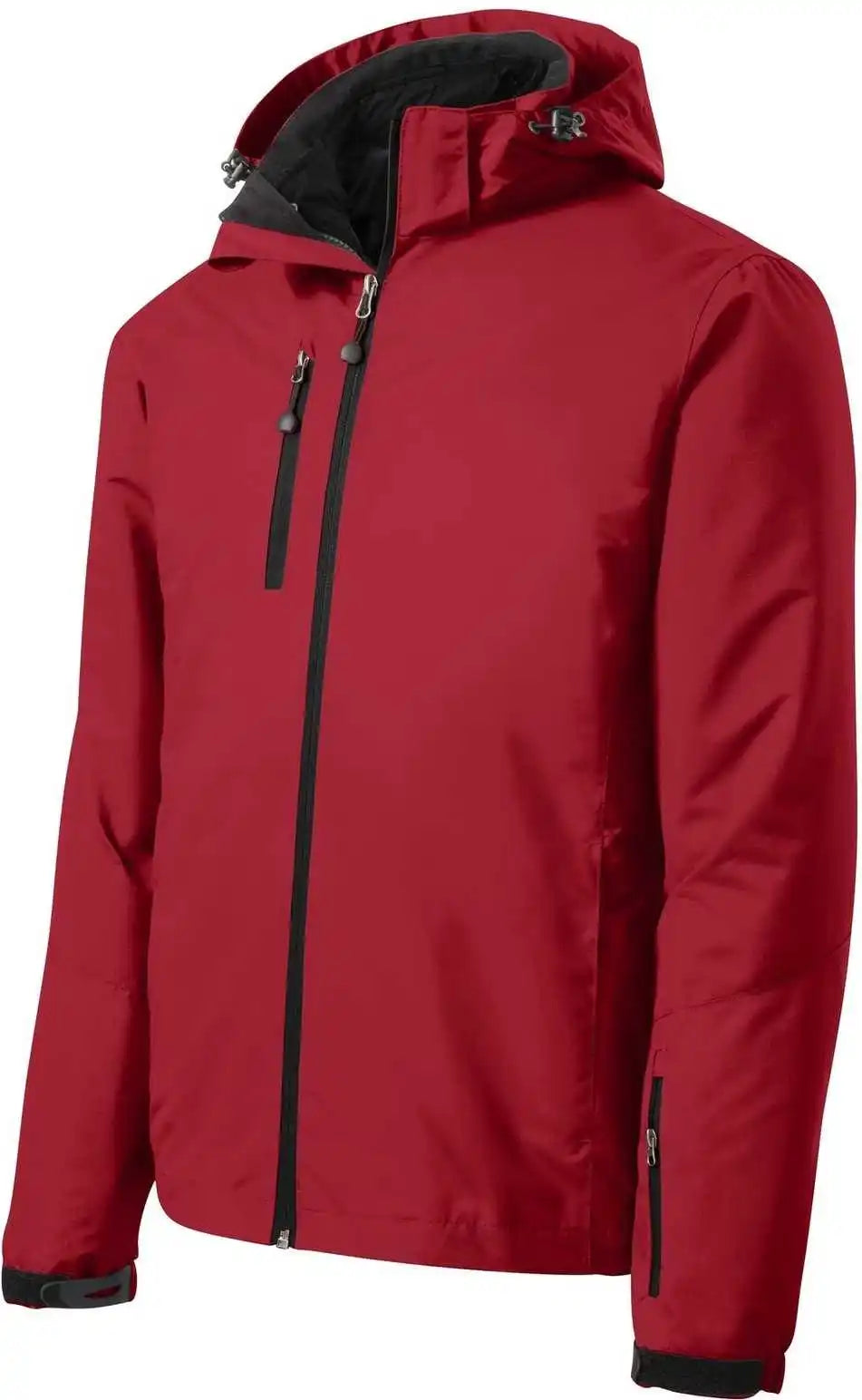 Port Authority J332 Vortex Waterproof 3-in-1 Jacket - Rich Red Black
