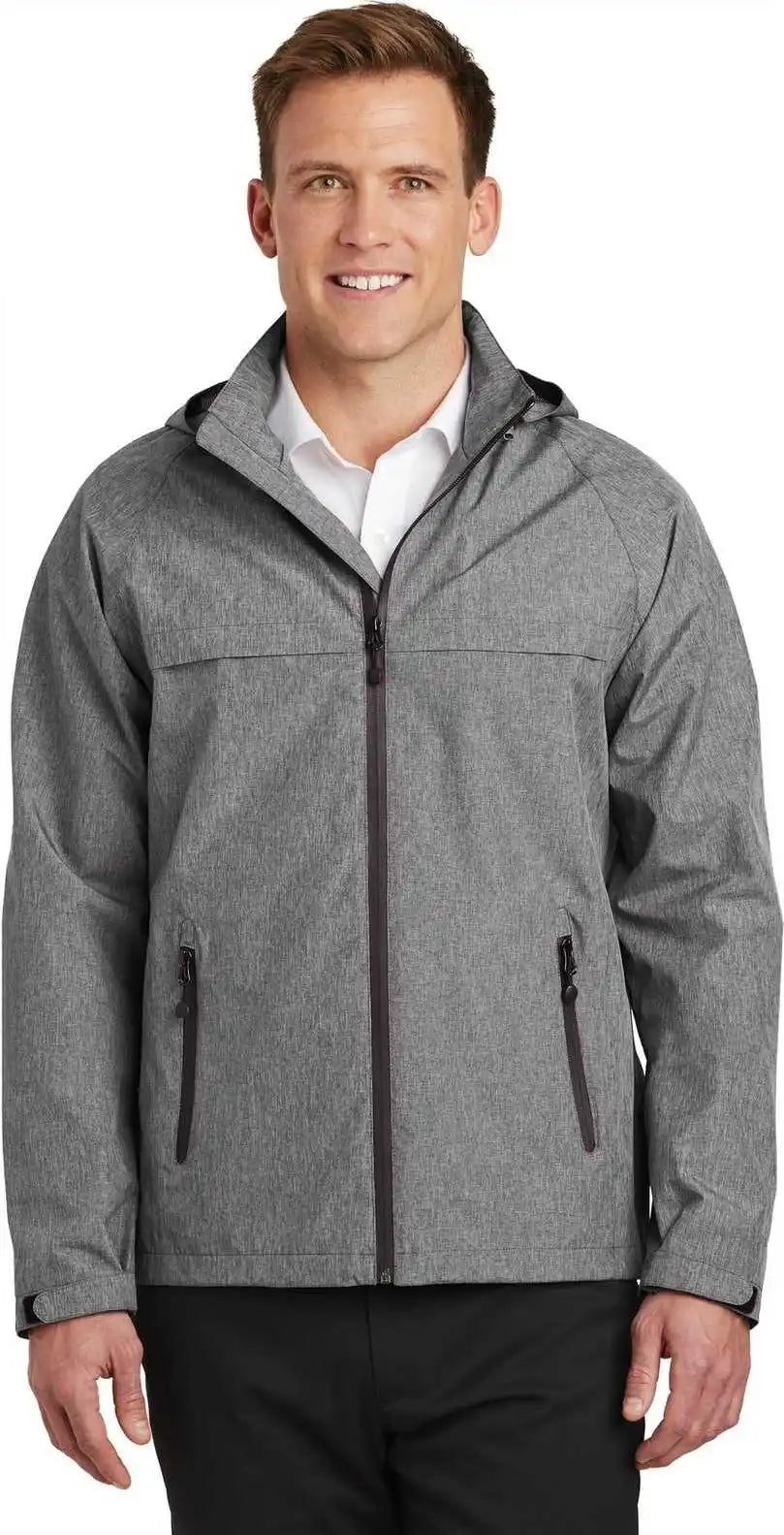 Port Authority J333 Torrent Waterproof Jacket Dark Gray Heather