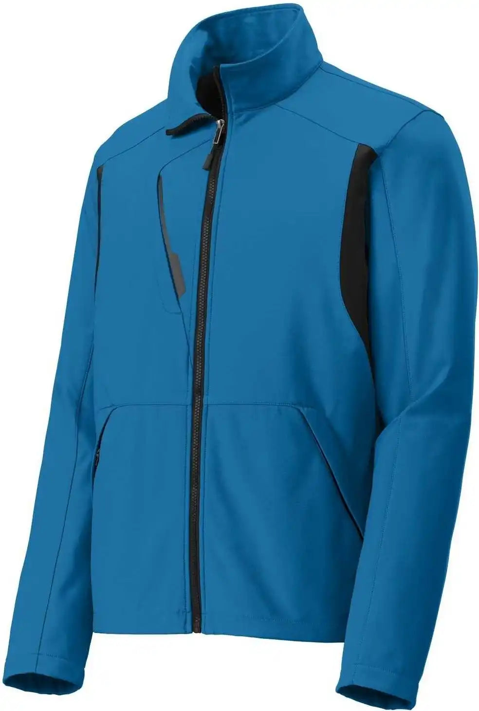 Port Authority J336 Back Block Soft Shell Jacket Imperial Blue Black