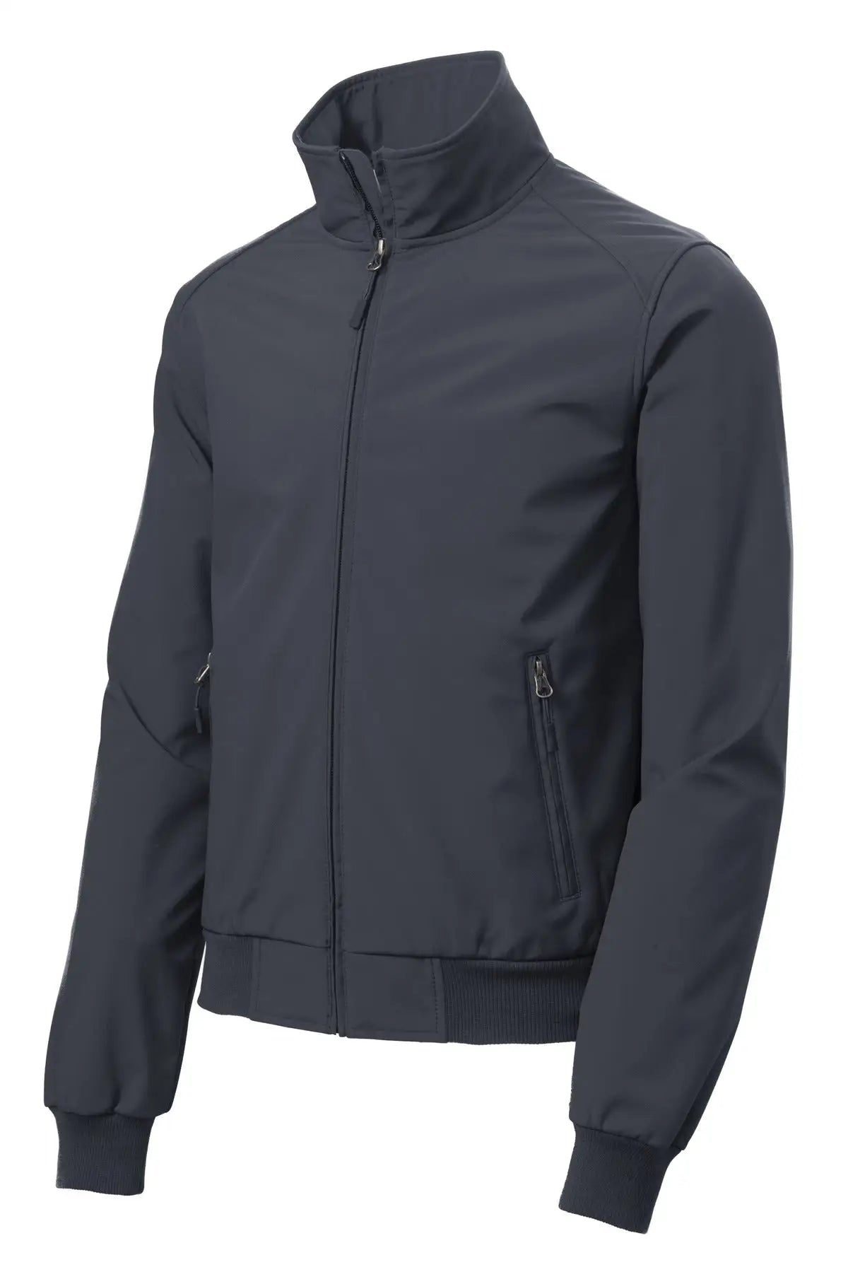 Port Authority J337 Soft Shell Bomber Jacket - Battleship Gray