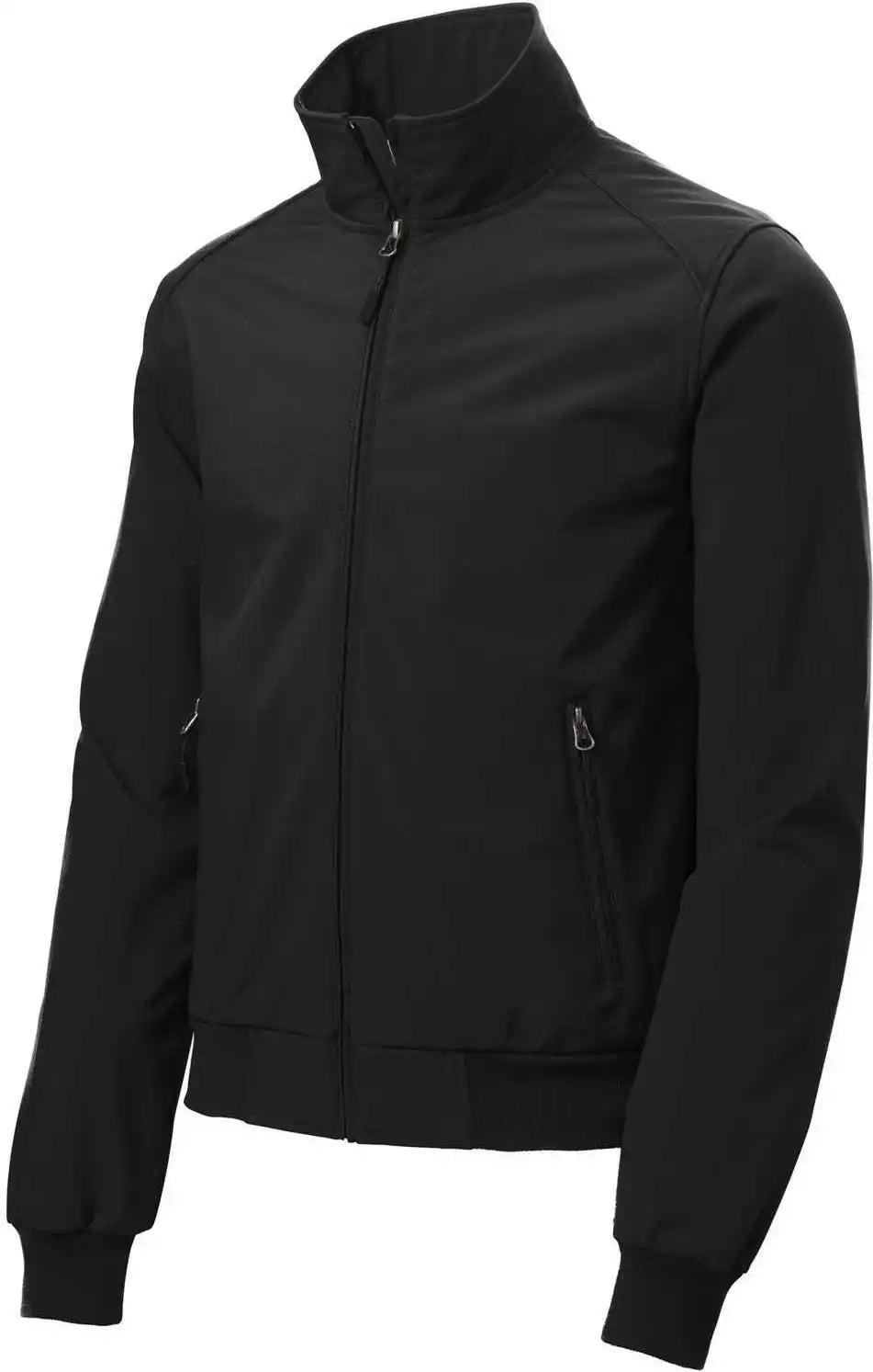 Port Authority J337 Soft Shell Bomber Jacket - Black