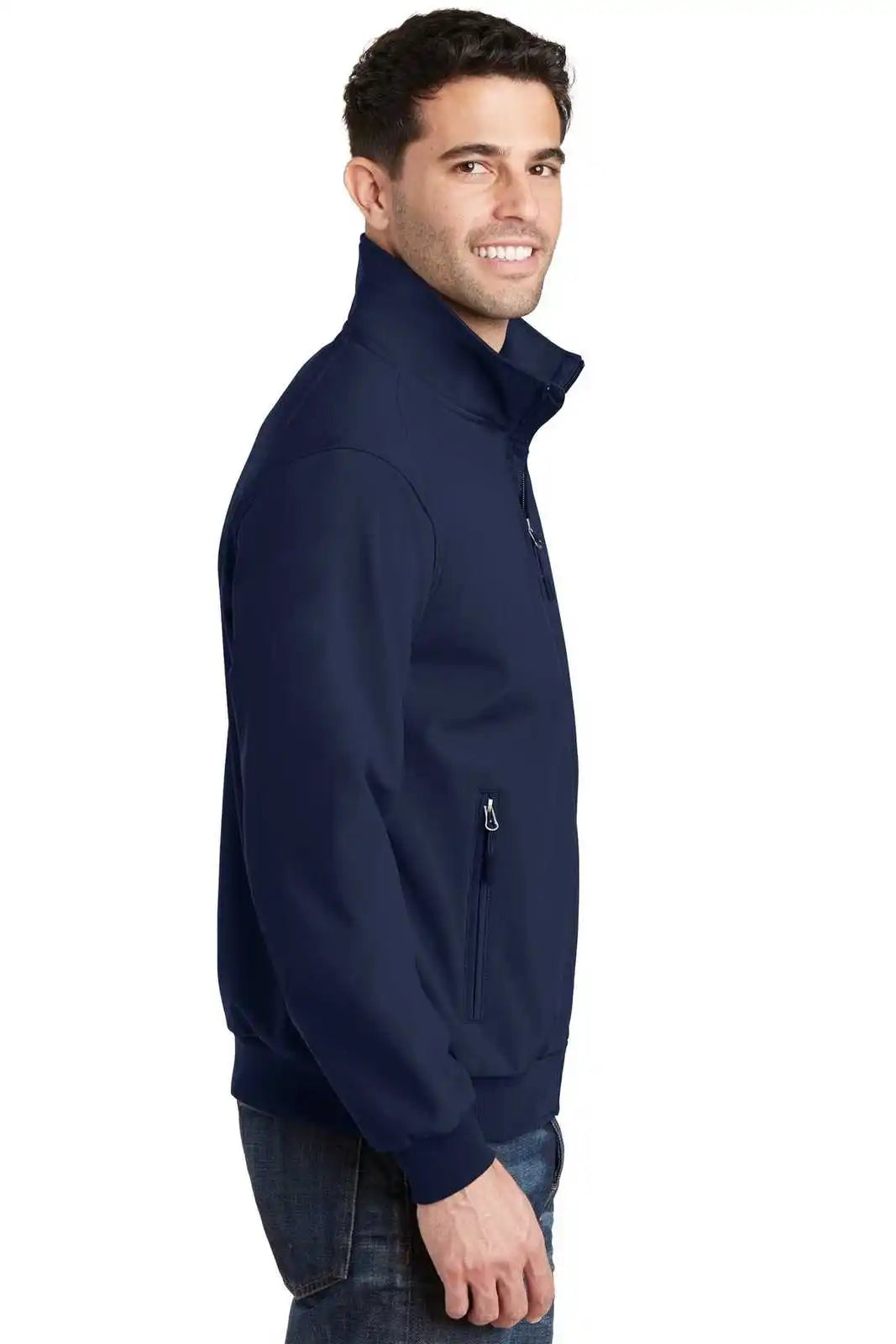 Port Authority J337 Soft Shell Bomber Jacket - Dress Blue Navy