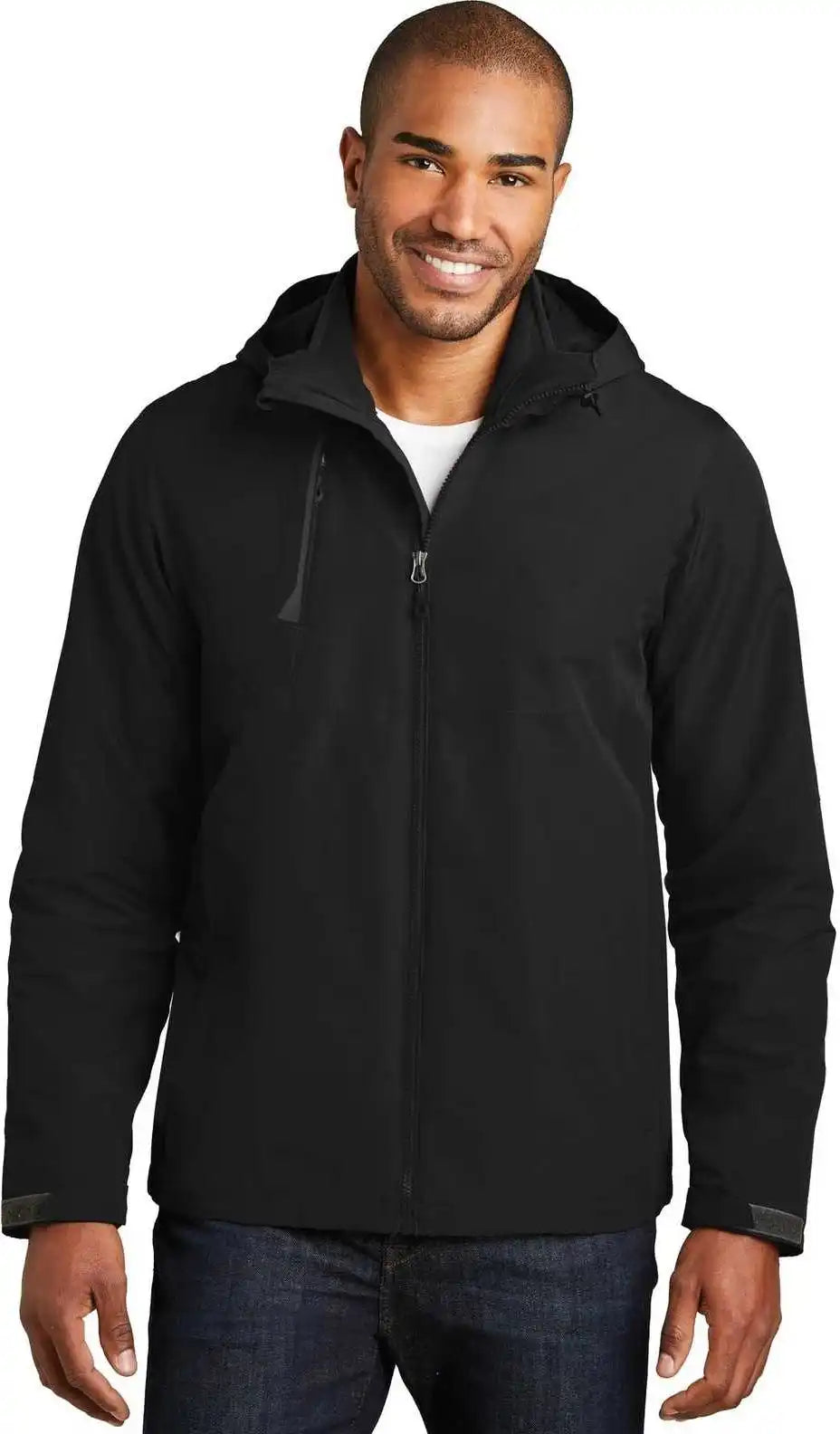 Port Authority J338 Merge 3-in-1 Jacket - Deep Black