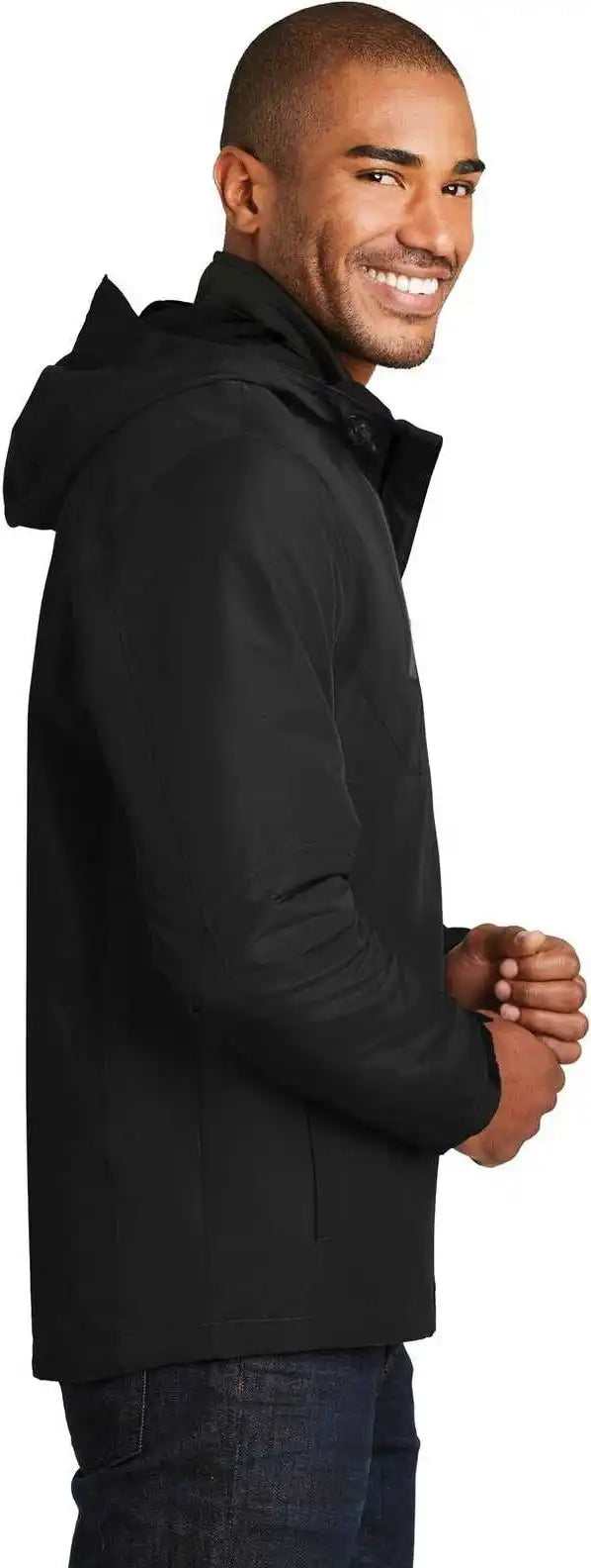 Port Authority J338 Merge 3-in-1 Jacket - Deep Black