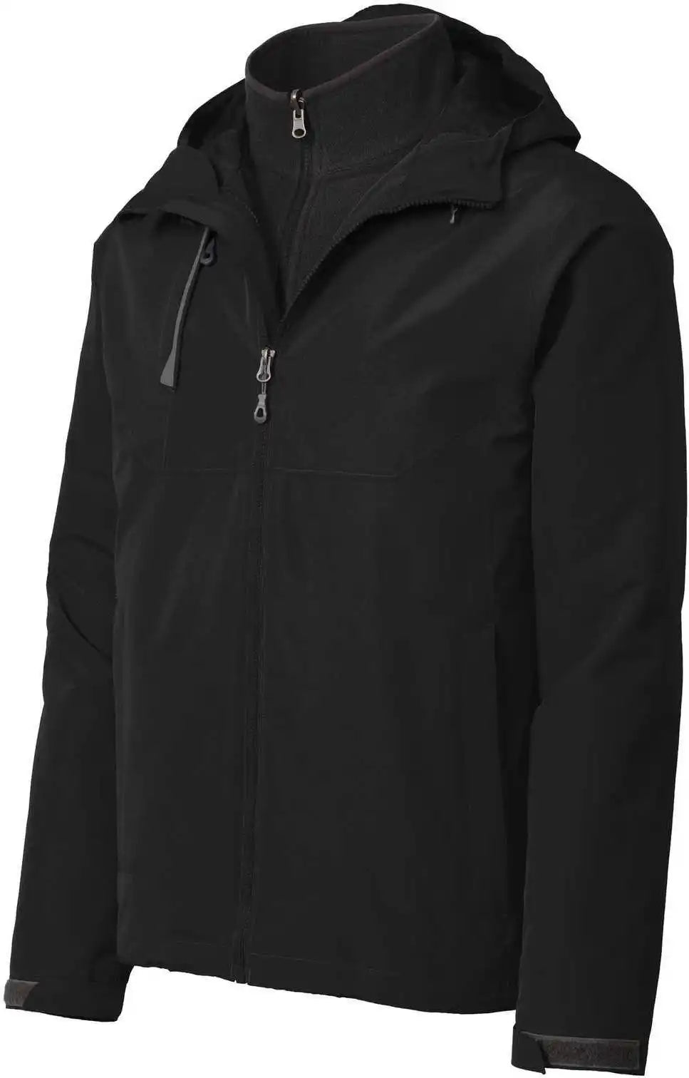 Port Authority J338 Merge 3-in-1 Jacket - Deep Black