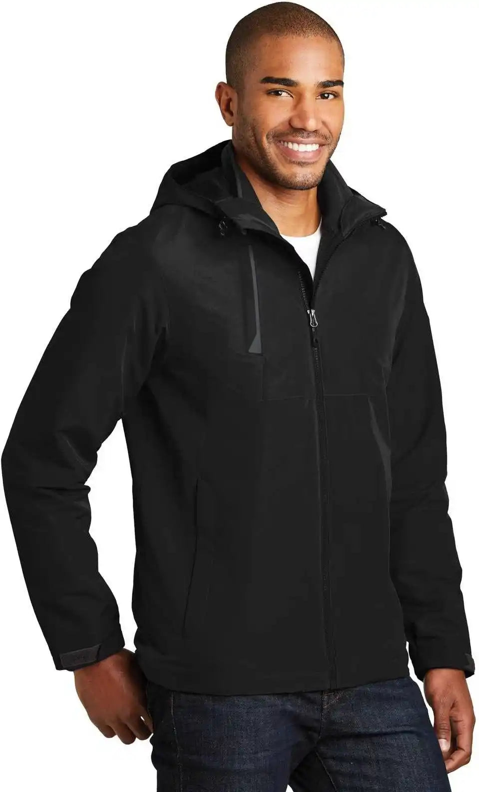 Port Authority J338 Merge 3-in-1 Jacket - Deep Black
