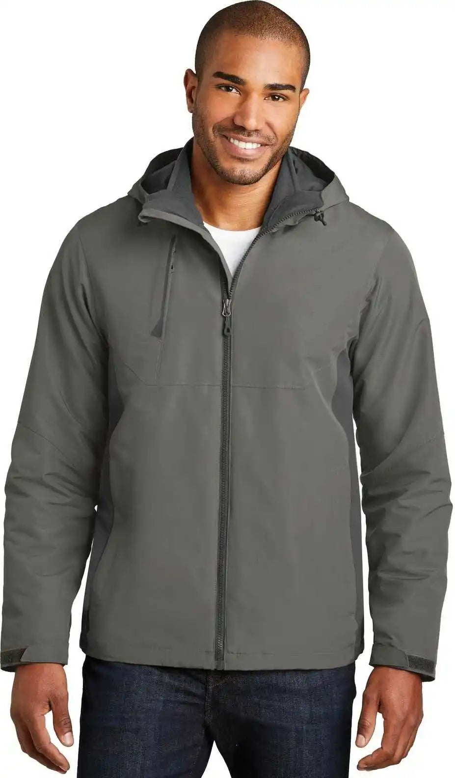 Port Authority J338 Merge 3-in-1 Jacket - Rogue Gray Steel