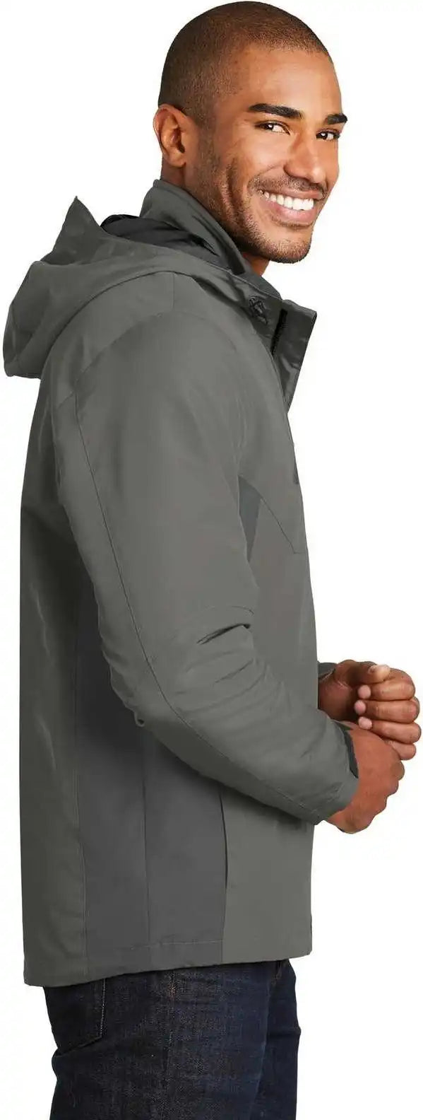 Port Authority J338 Merge 3-in-1 Jacket - Rogue Gray Steel