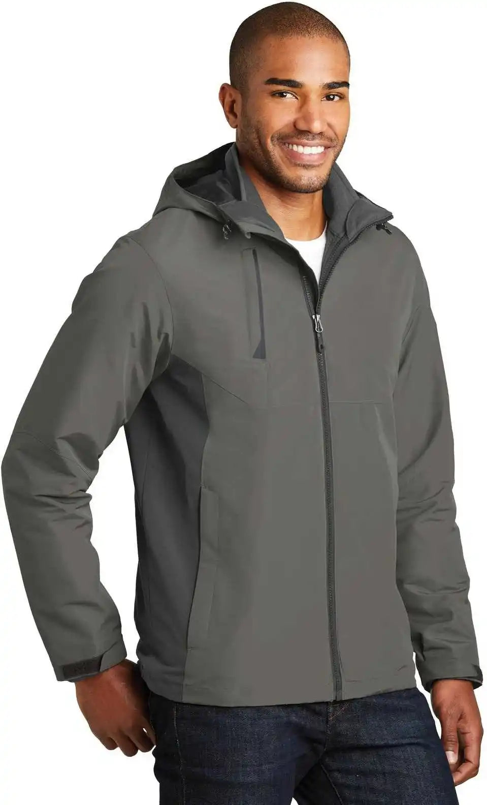 Port Authority J338 Merge 3-in-1 Jacket - Rogue Gray Steel