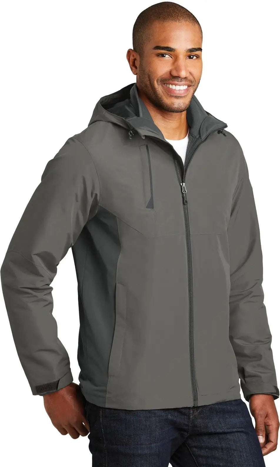 Port Authority J338 Merge 3-in-1 Jacket - Rogue Gray Steel