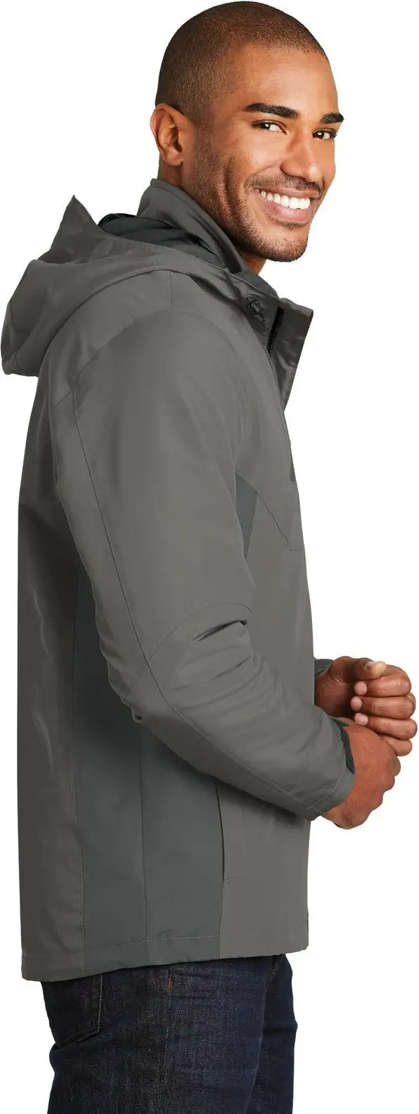 Port Authority J338 Merge 3-in-1 Jacket - Rogue Gray Steel