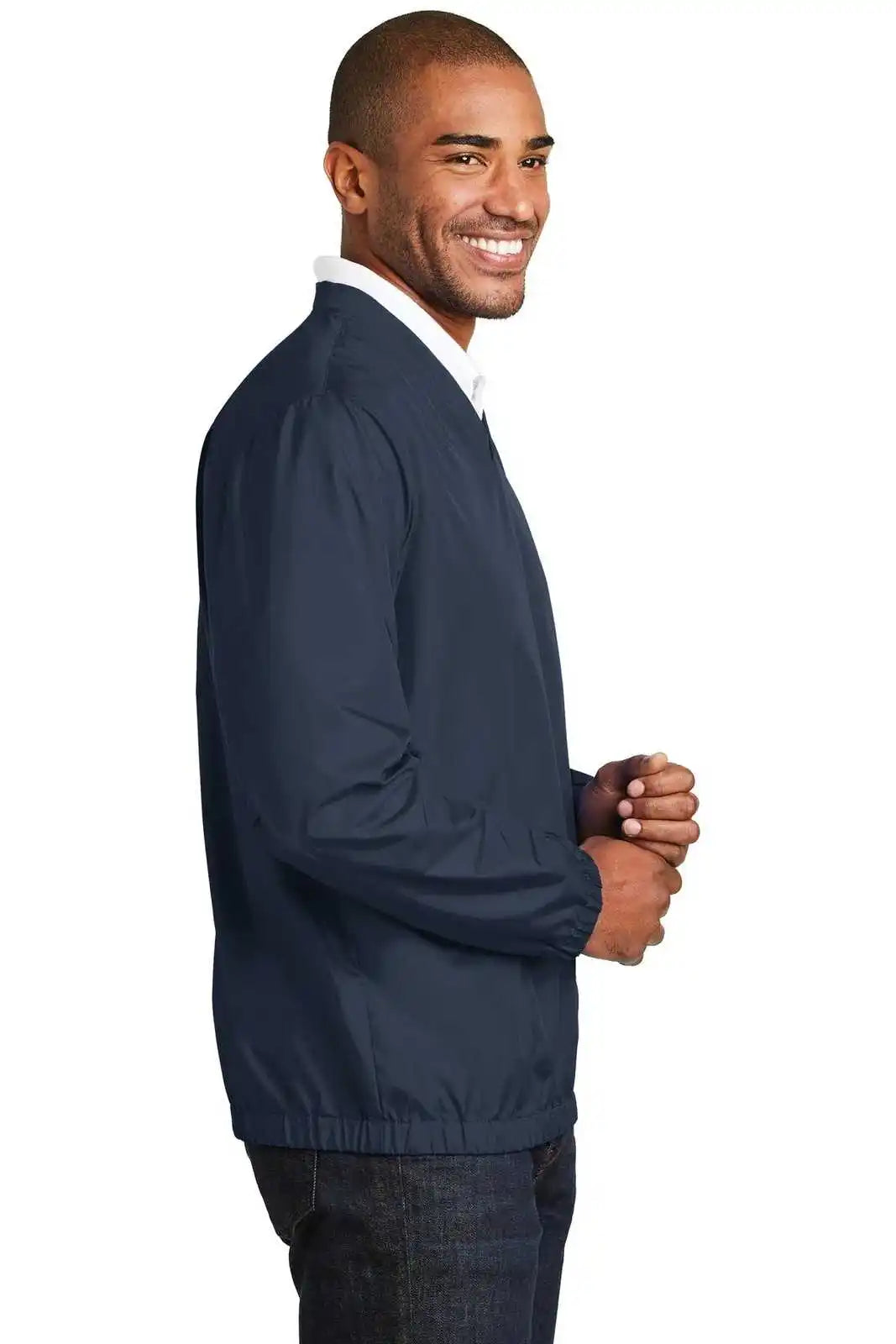 Port Authority J342 Zephyr V-neck Pullover - Dress Blue Navy