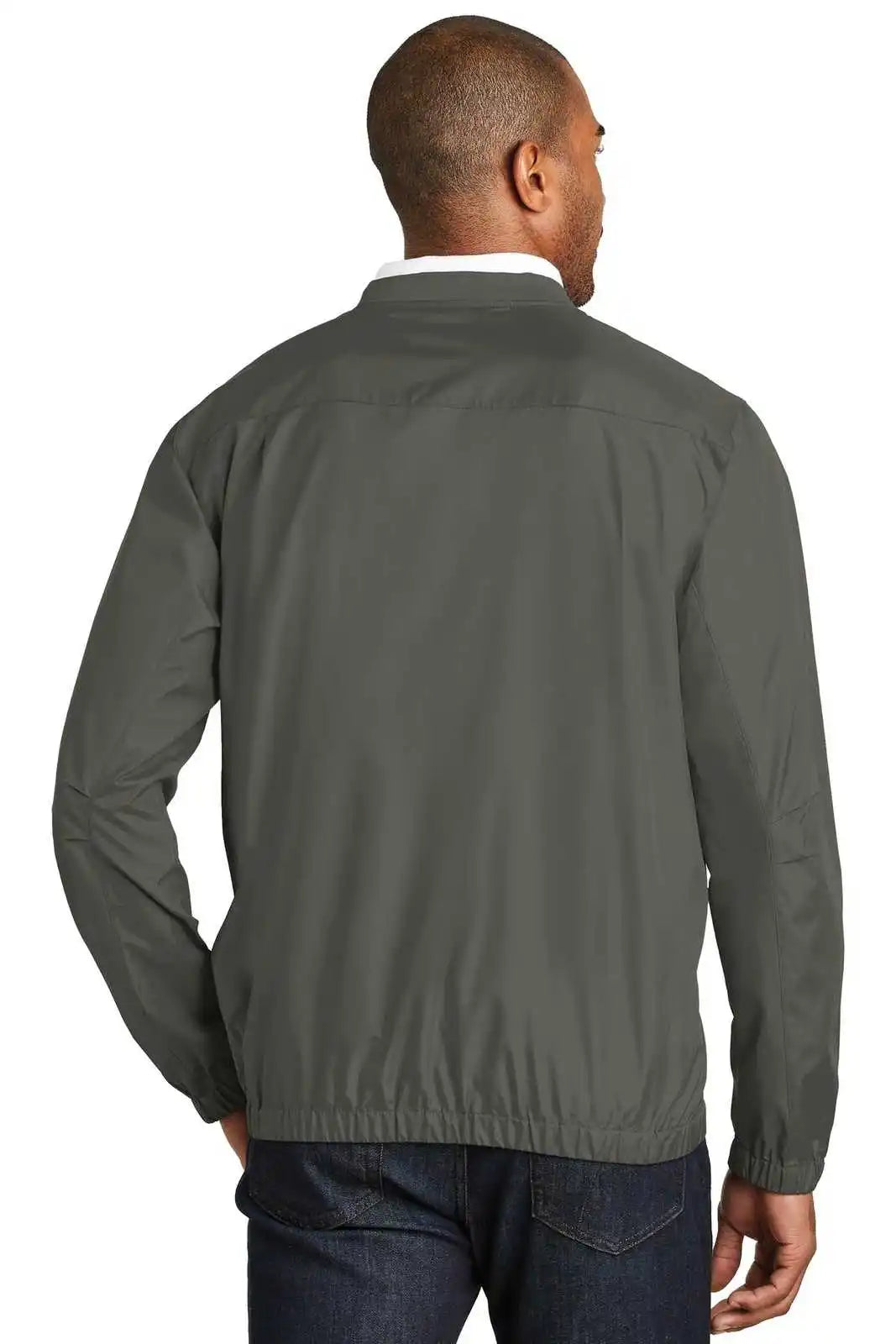 Port Authority J342 Zephyr V-neck Pullover - Gray Steel