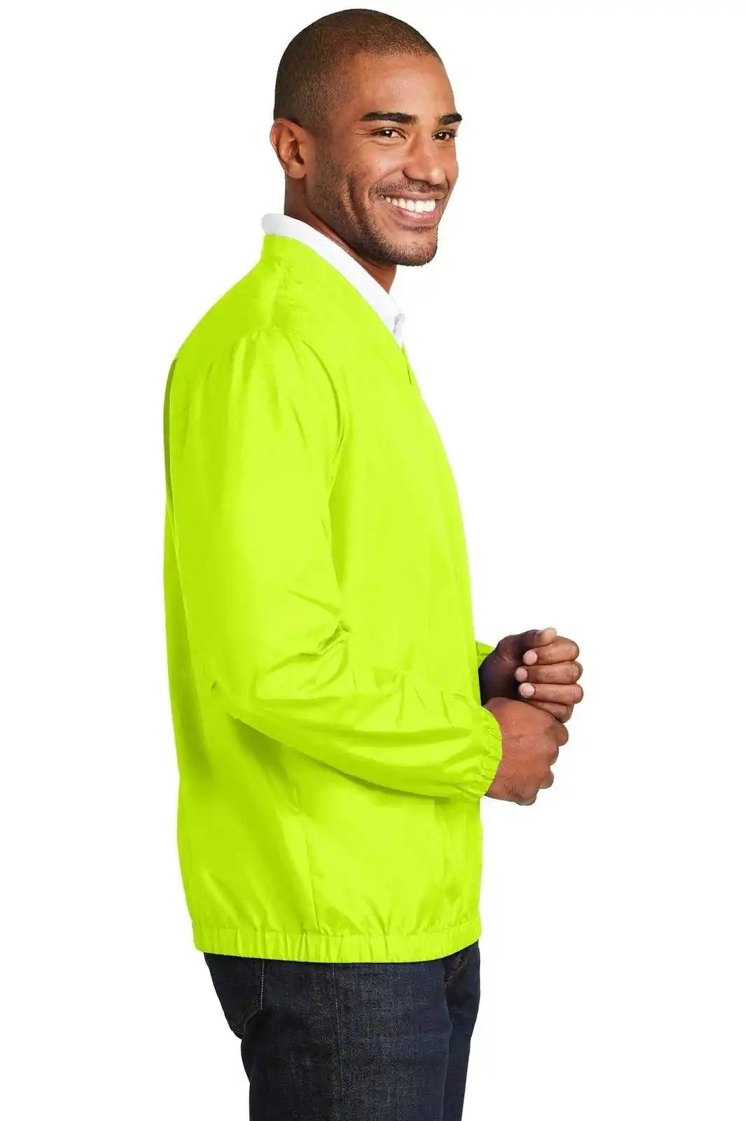 Port Authority J342 Zephyr V-neck Pullover - Safety Yellow