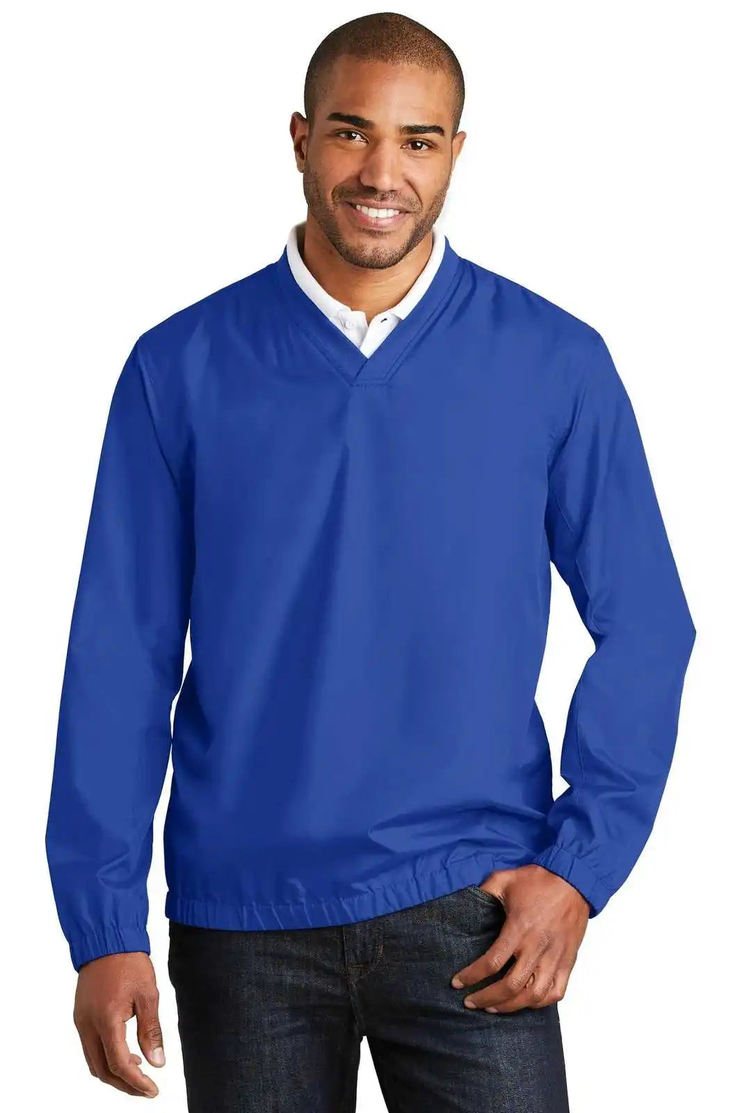 Port Authority J342 Zephyr V-neck Pullover - True Royal