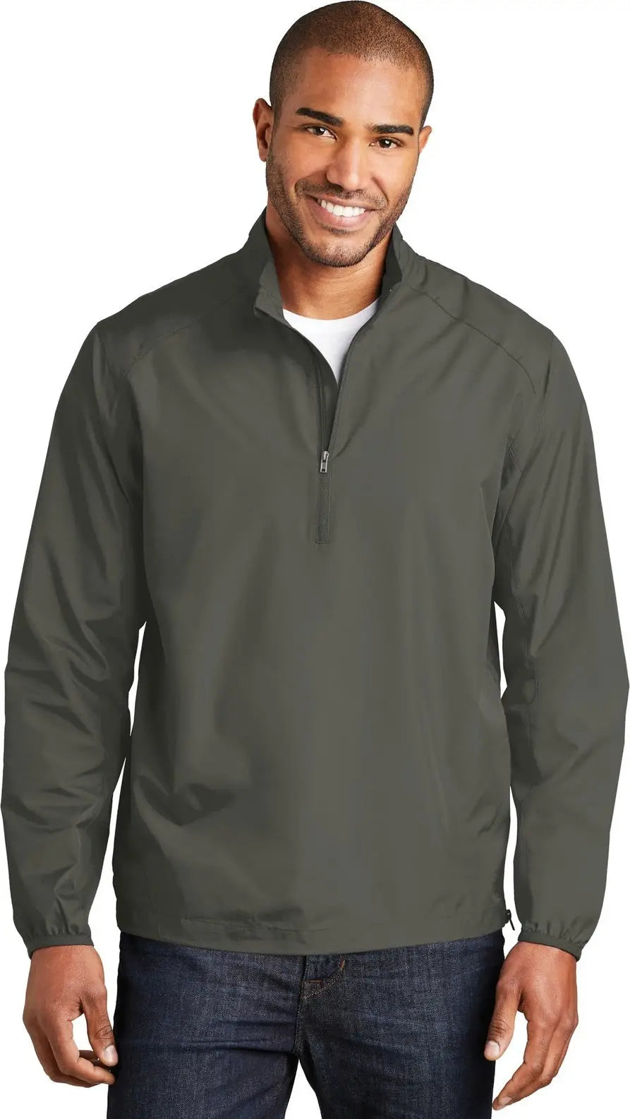 Port Authority J343 Zephyr 1/2-zip Pullover - Gray Steel