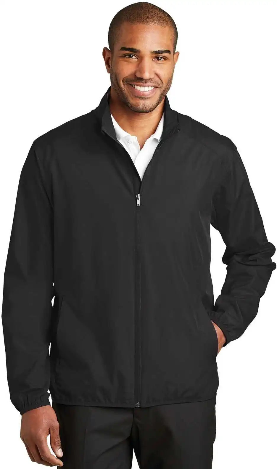 Port Authority J344 Zephyr Full-zip Jacket - Black