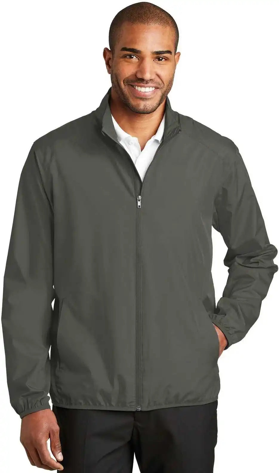 Port Authority J344 Zephyr Full-zip Jacket - Gray Steel