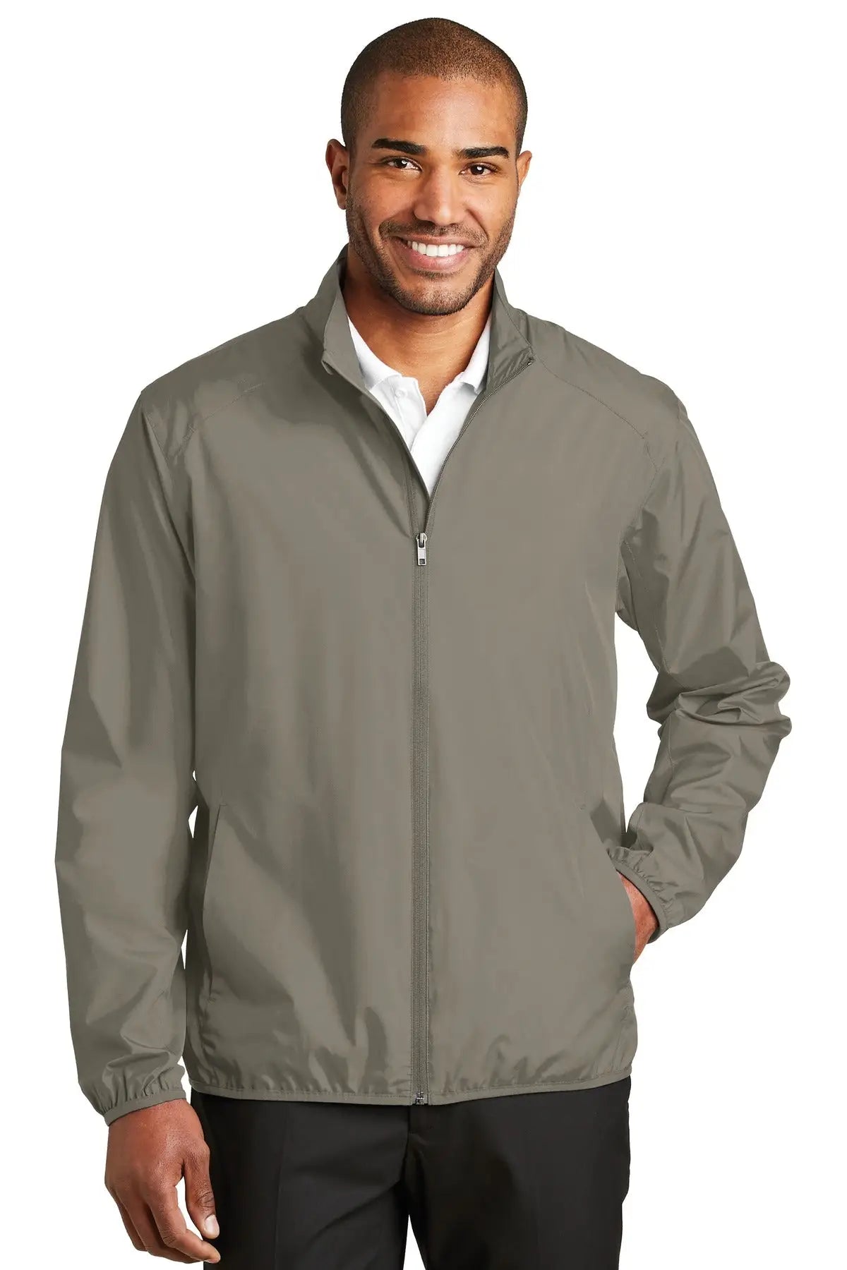 Port Authority J344 Zephyr Full-zip Jacket - Stratus Gray - Adult Xs