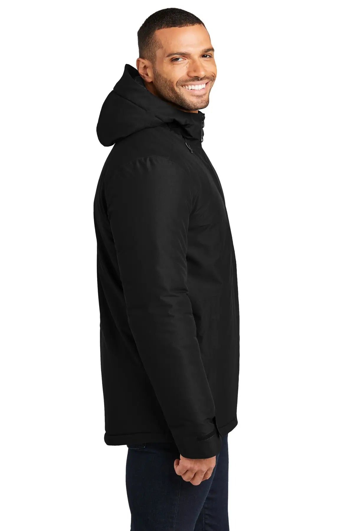 Port Authority J362 Venture Waterproof Insulated Jacket - Deep Black