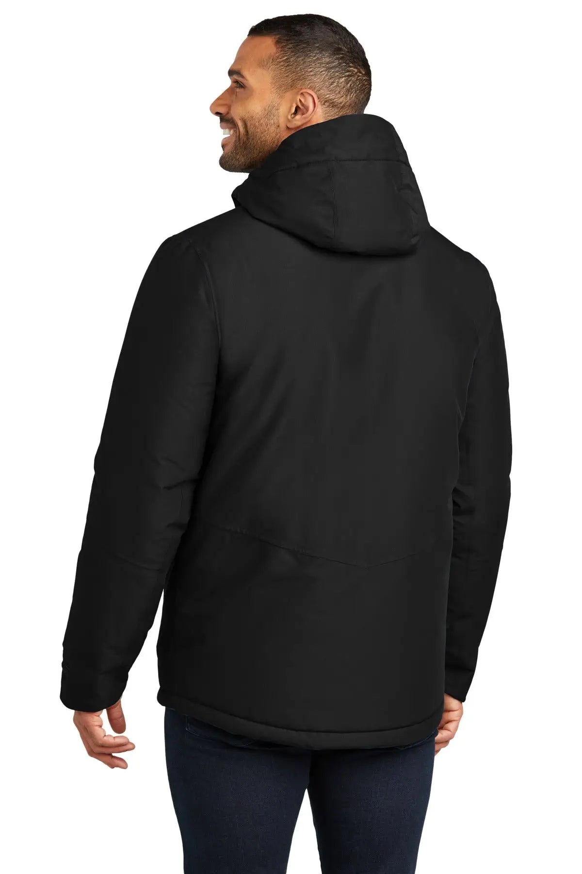Port Authority J362 Venture Waterproof Insulated Jacket - Deep Black