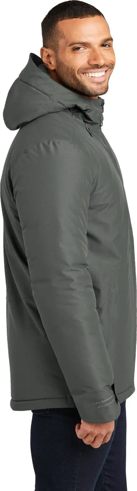 Port Authority J362 Venture Waterproof Insulated Jacket - Gray Smoke
