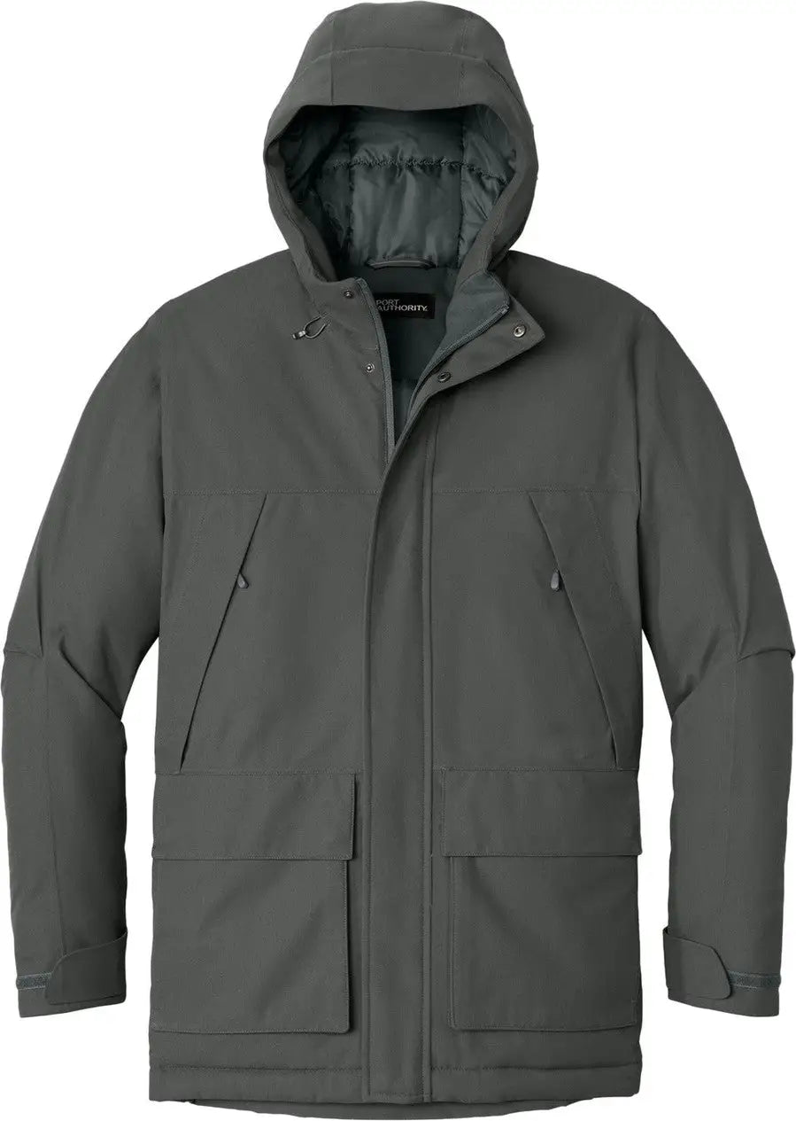 Port Authority J363 Latitude Waterproof Heavyweight Parka - Gray Smoke