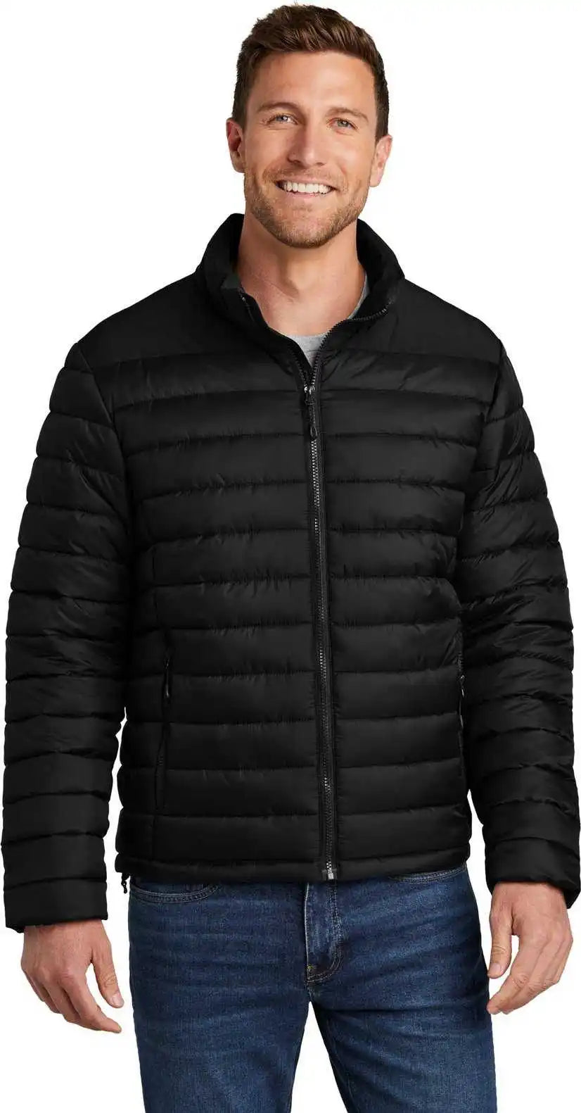 Port Authority J364 Horizon Puffy Jacket - Deep Black
