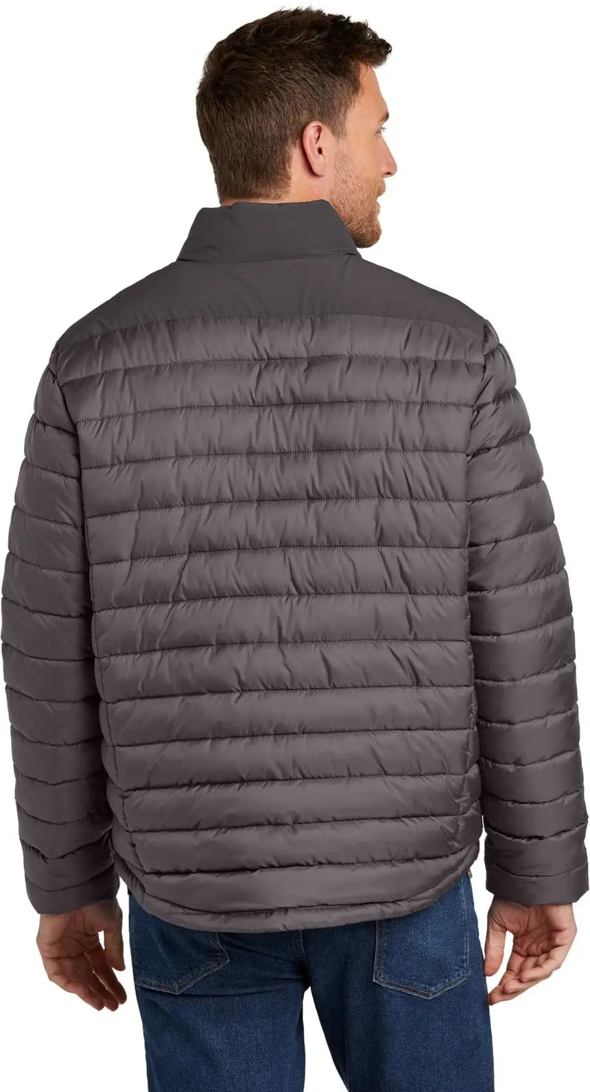 Port Authority J364 Horizon Puffy Jacket - Deep Smoke Gray
