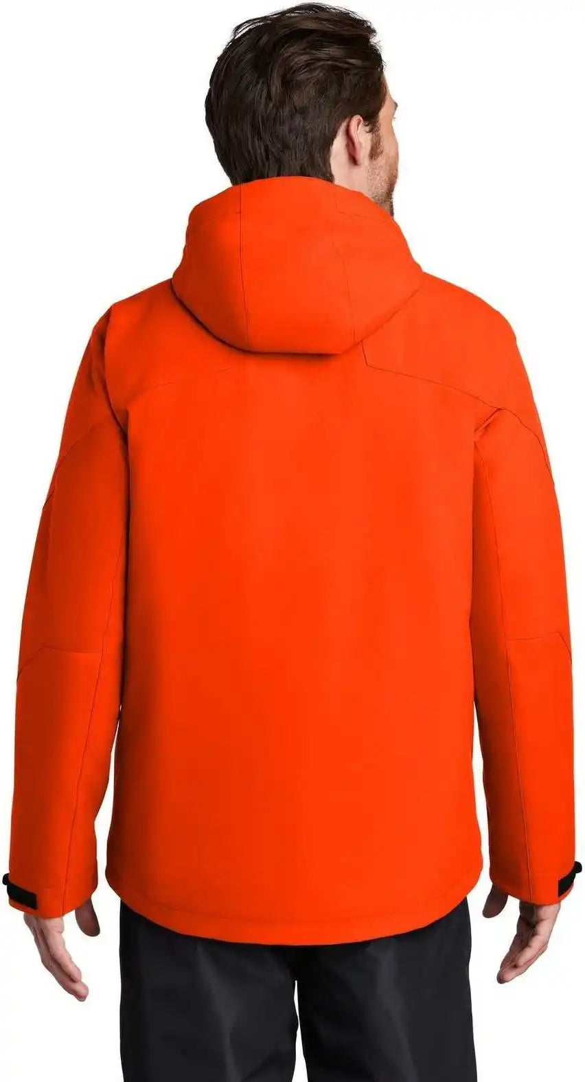Port Authority J405 Insulated Waterproof Tech Jacket - Fire Orange